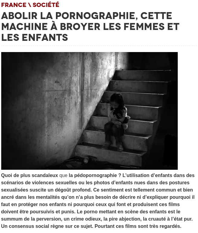 Article en date du 5 décembre 2022. Capture d'écran réalisée le 07.12.2022 à 17h. 
