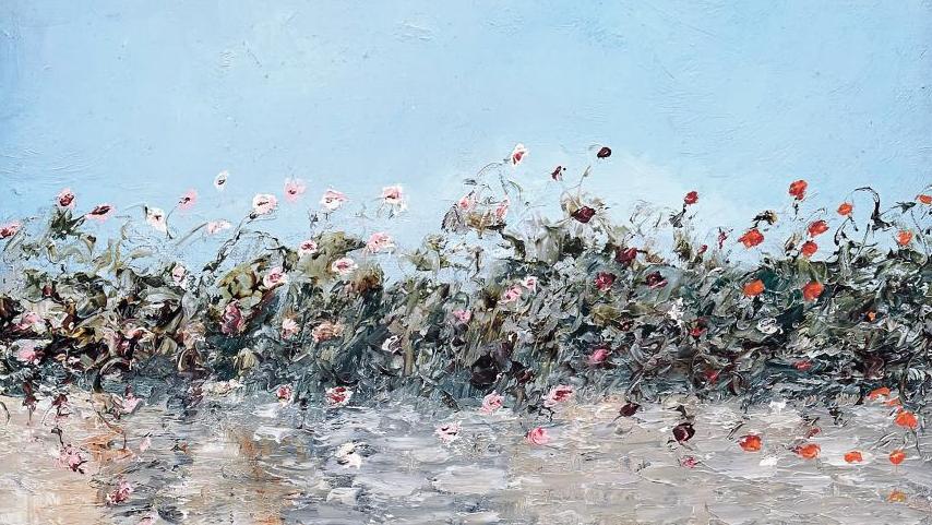 August Strindberg, Mur de fleurs, vers 1903