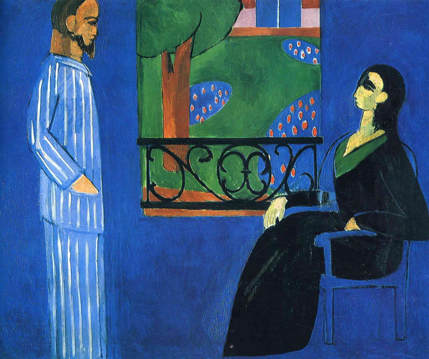 Matisse, La conversation, 1912 - Musée de l'Ermitage, Saint-Pétersbourg 