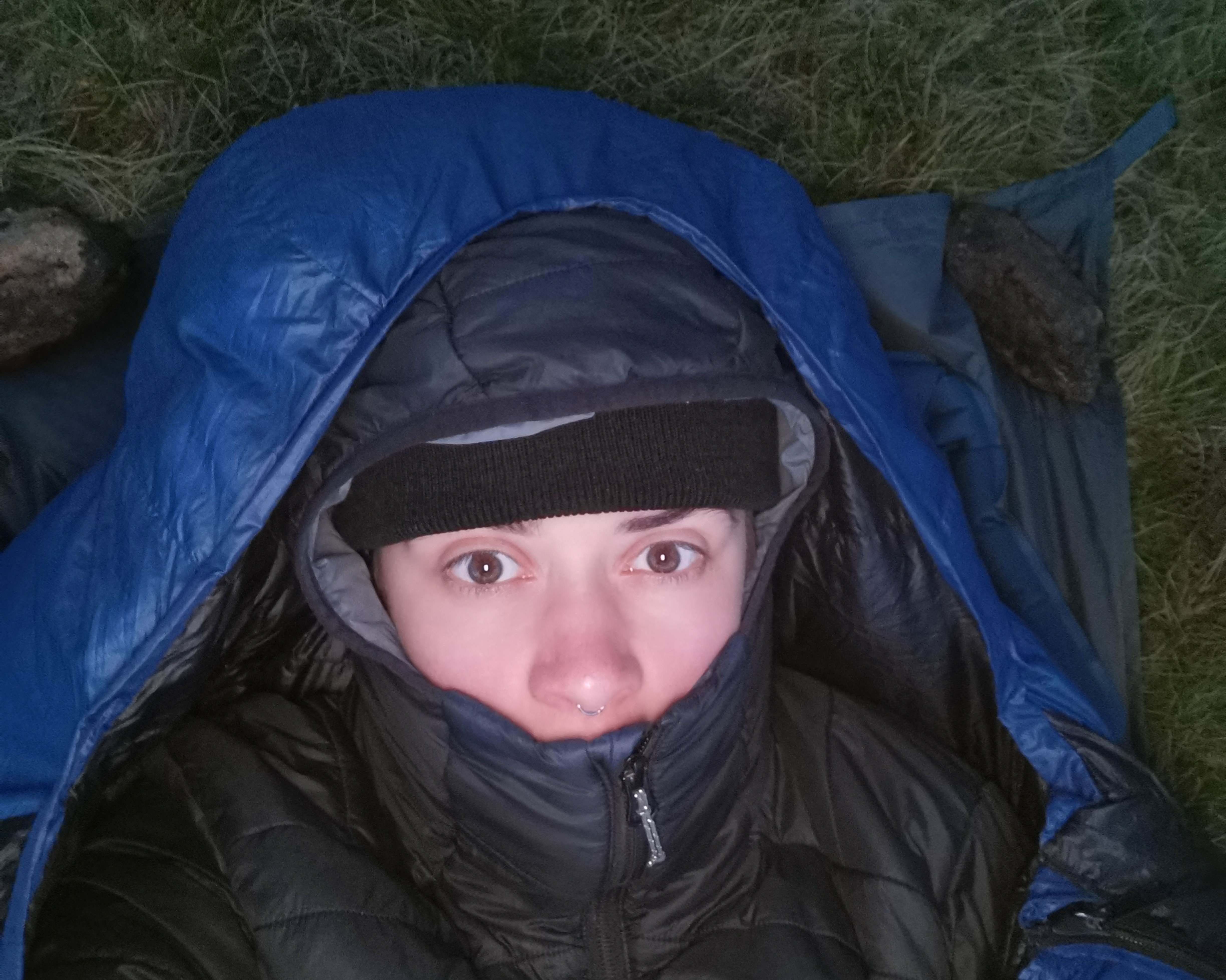 Nuit à la belle étoile dans la montagne © Marie Albert