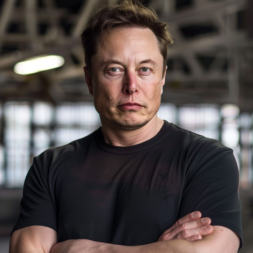 “La détermination d’Elon Musk” (Qant, M. de R. avec Midjourney)