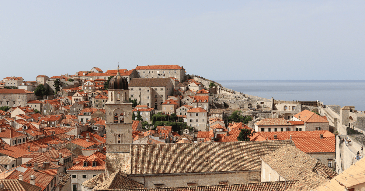 Vue sur Dubrovnik depuis notre spot secret ;)