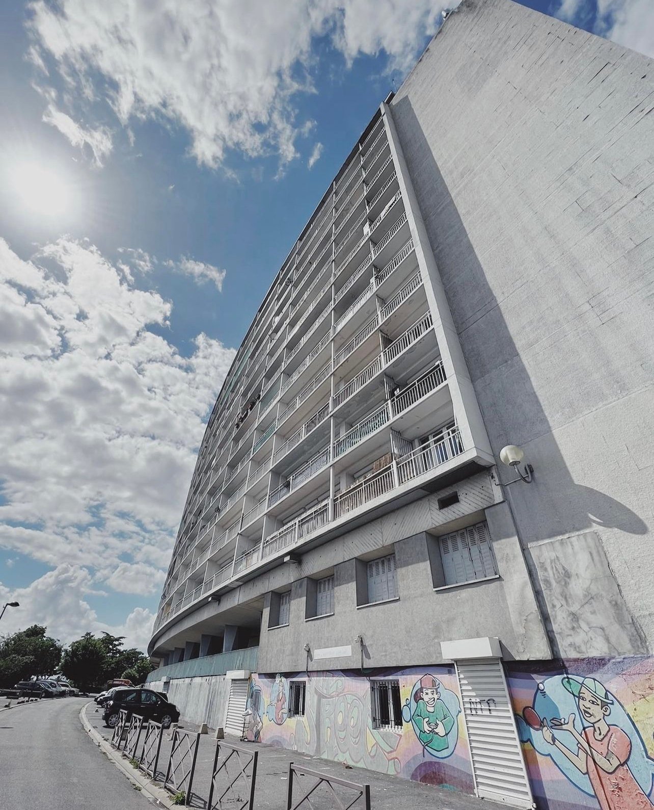La cité Champagne à Argenteuil en banlieue parisienne.