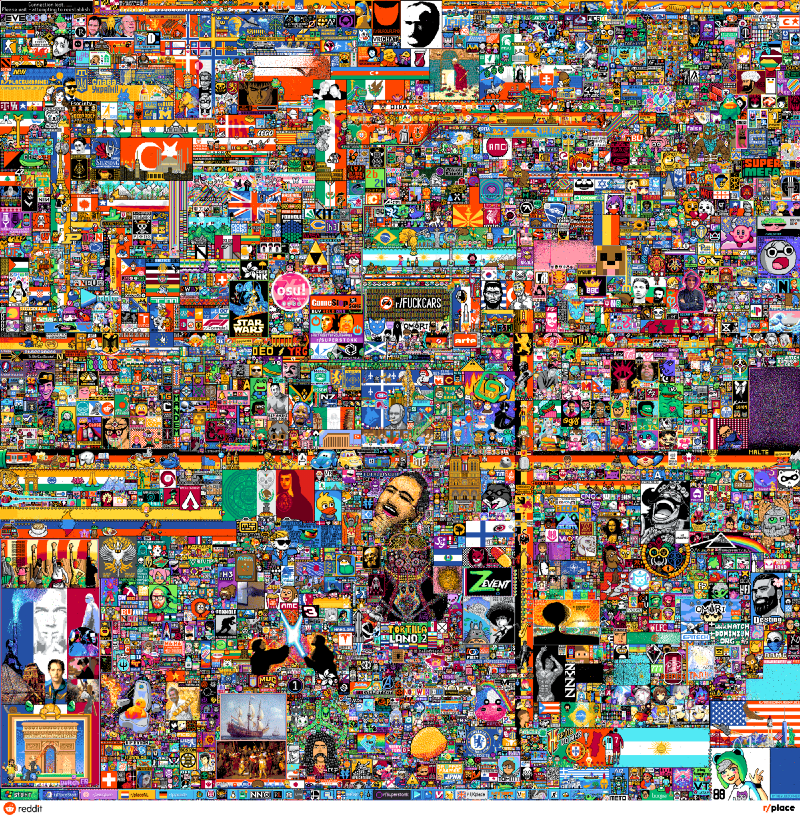 credit : reddit (je voulais caser cet event qui va au delà pour moi d’une simple bataille de pixel)