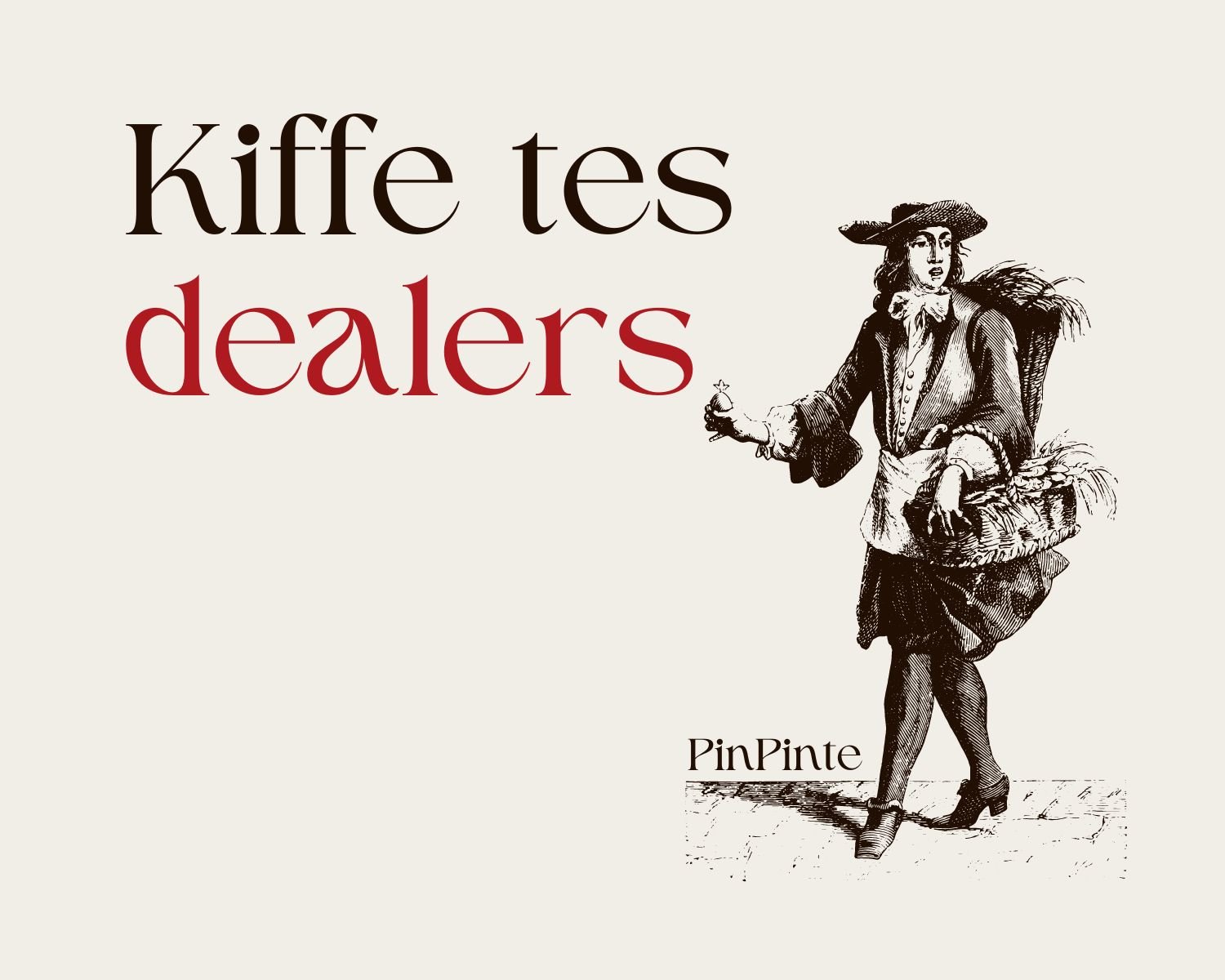 Illustration un peu cheloue d'un vendeur de quelque chose, de foin ou de bougie.