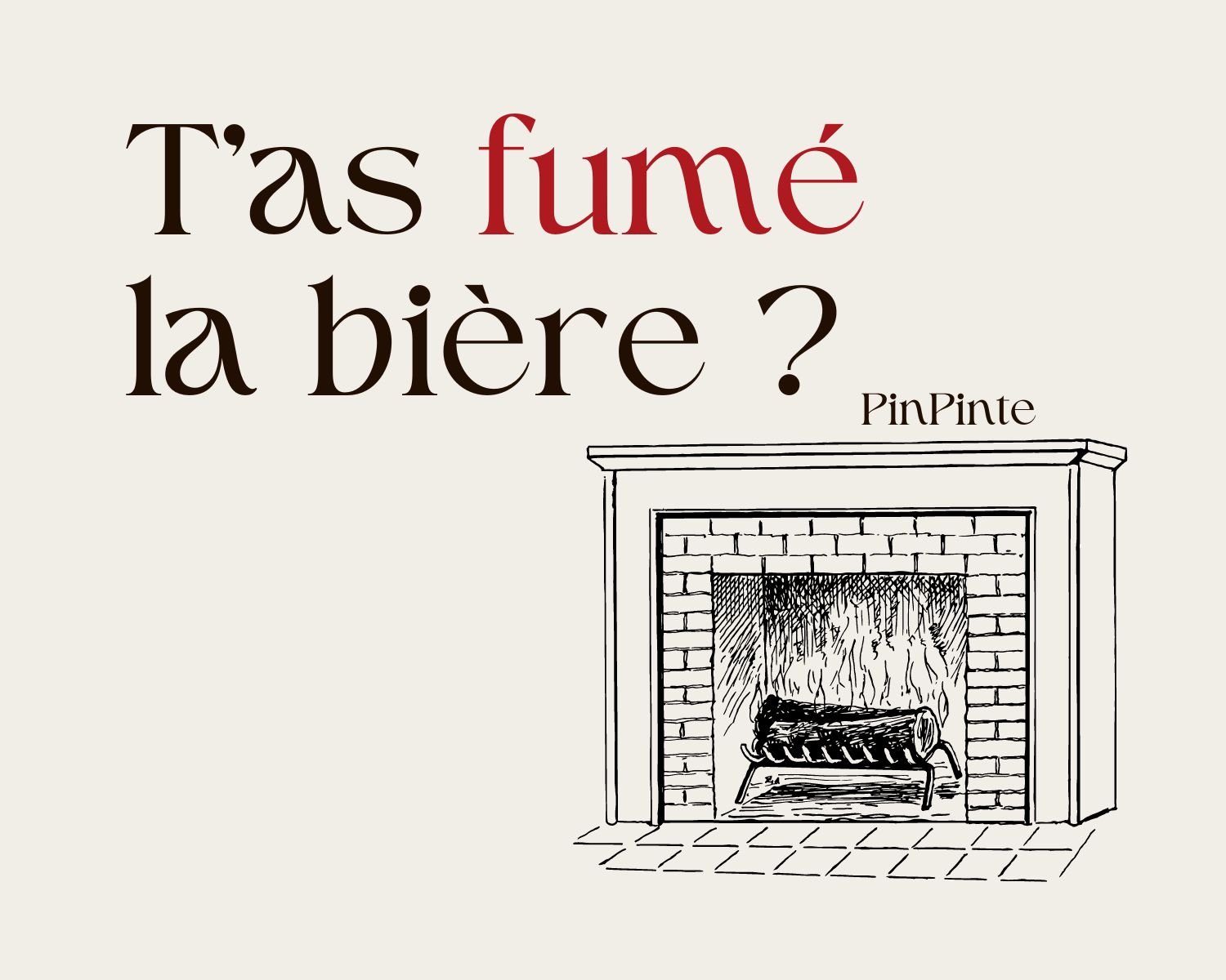 Illustration qui donne un indice sur la façon de faire une bière fumée