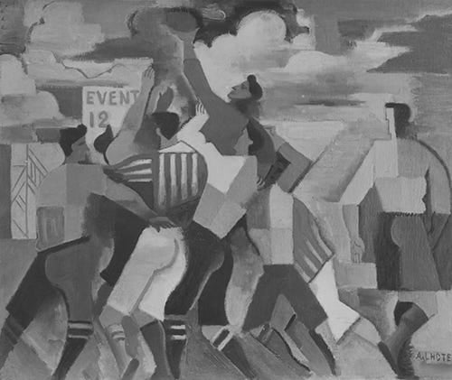 Oeuvre d’André Lhote&nbsp;- Rugby