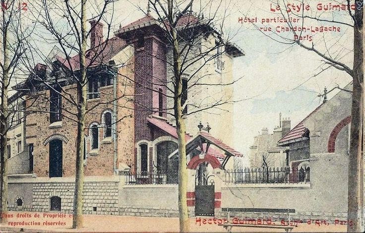 Hôtel Jassedé, rue Chardon-Lagache - Hector Guimard