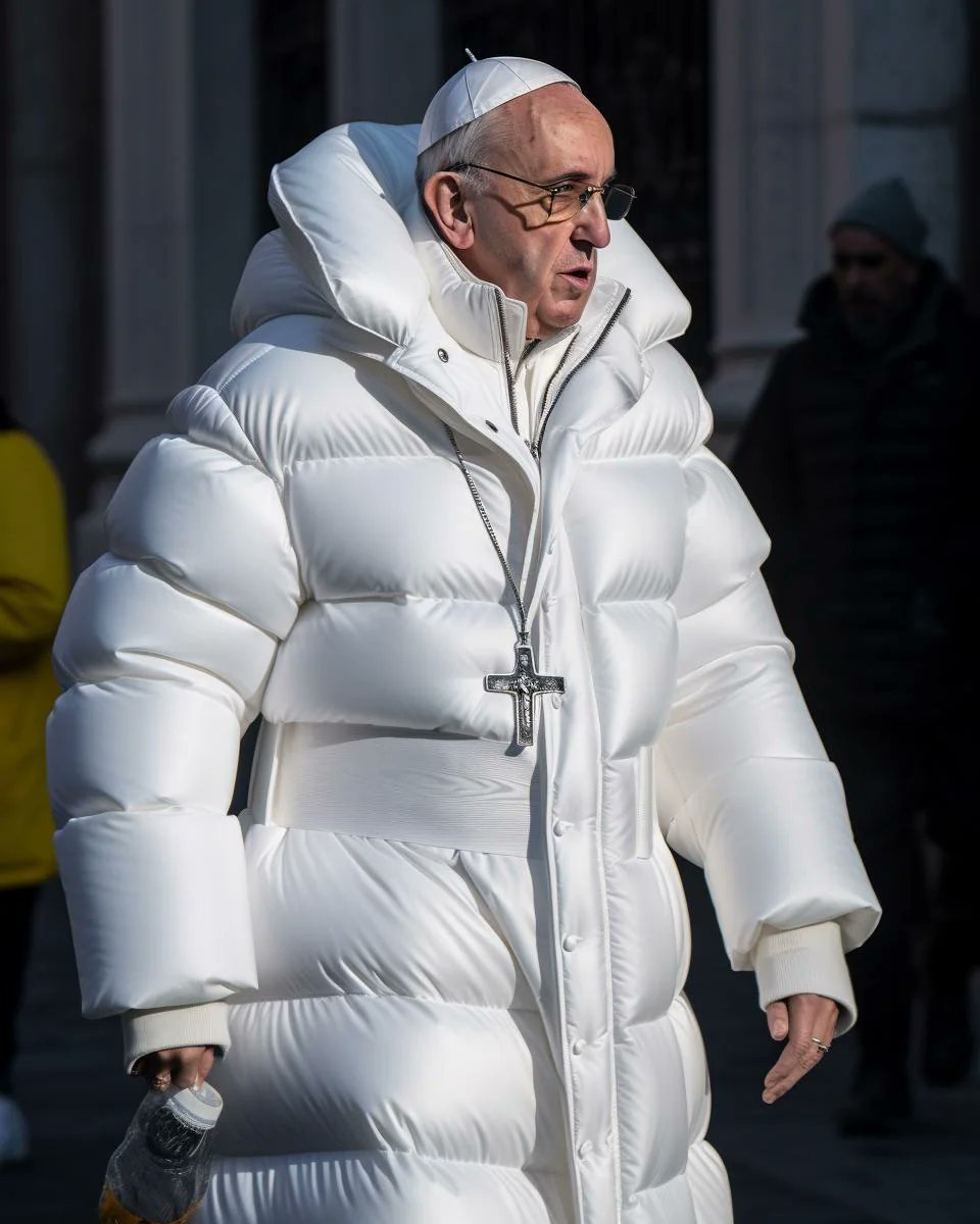 Le Pape en Moncler