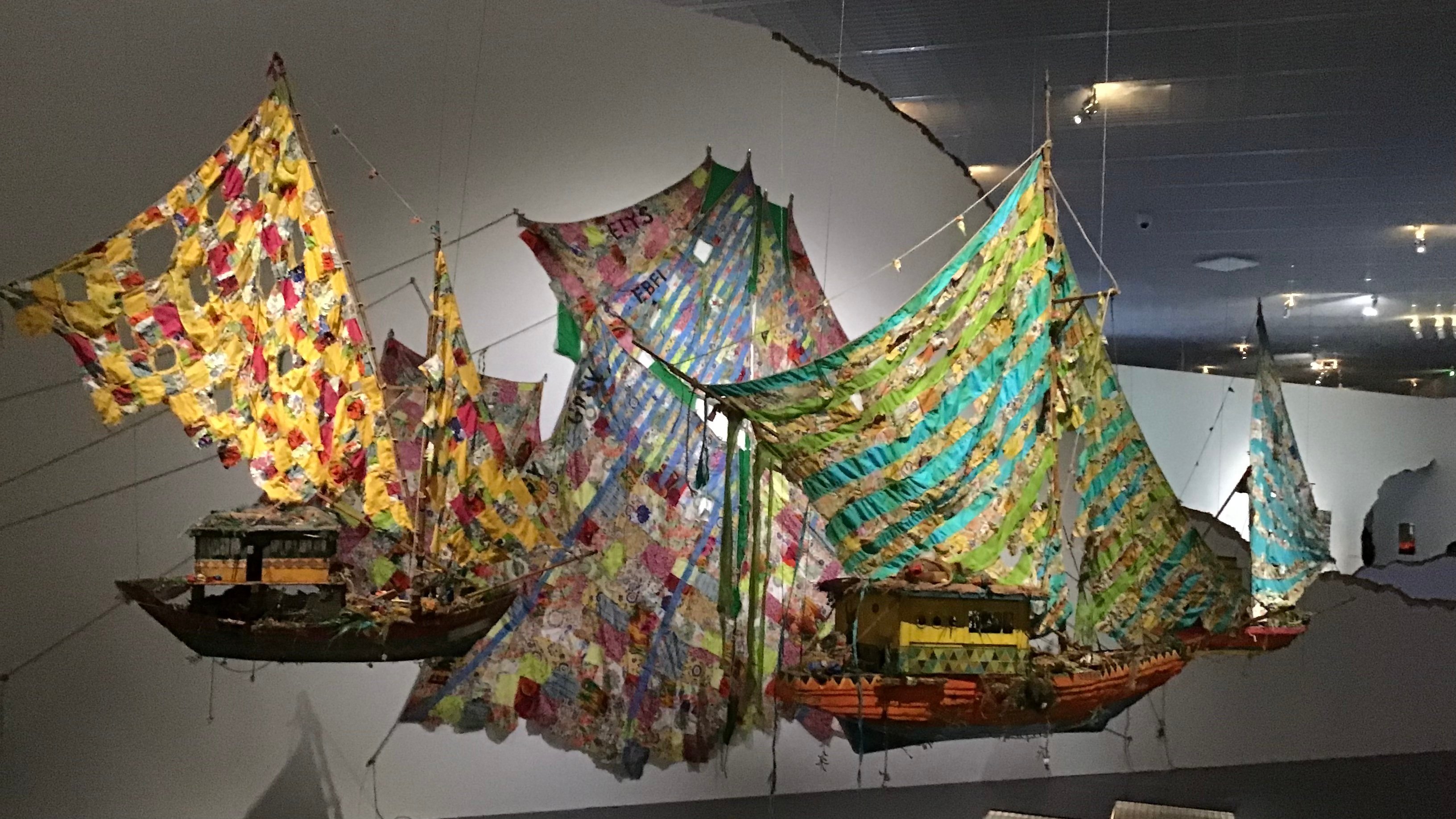 Hew Locke Ra, Signal d’appel, Où se trouve la terre ? 1, 2 et 4