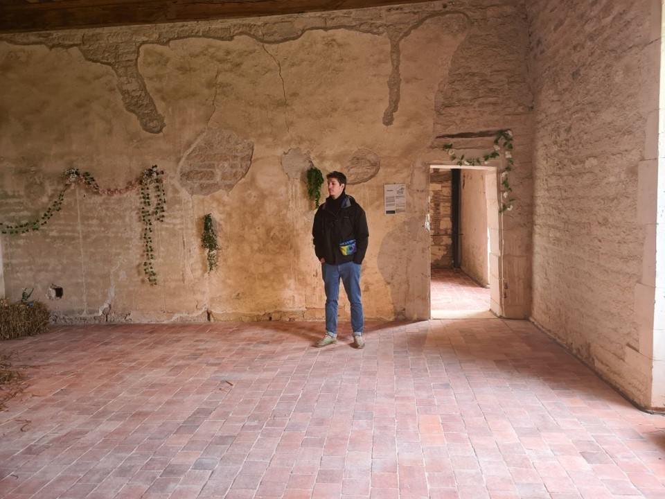 Le château de dedans, avec moi dedans.