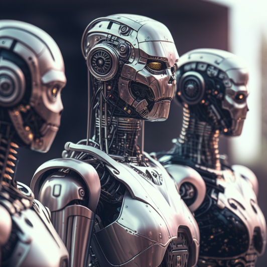 "Les cadors de la tech" (Midjourney)