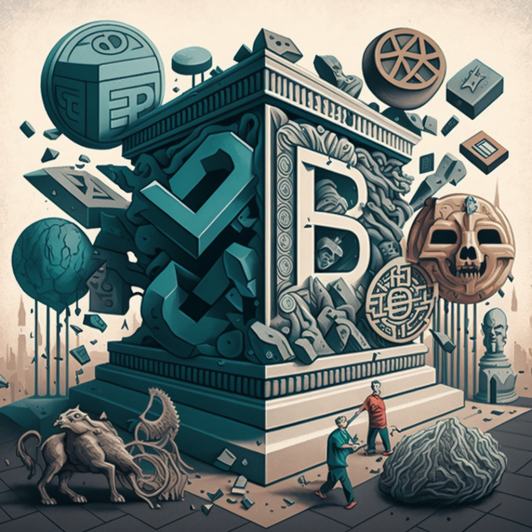 "Une métaphore des NFT" (Midjourney)