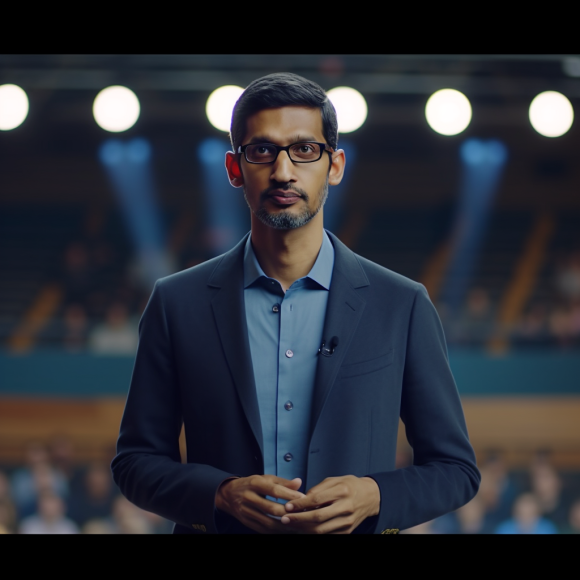 "Sundar Pichai, le CEO de Google" (Midjourney)