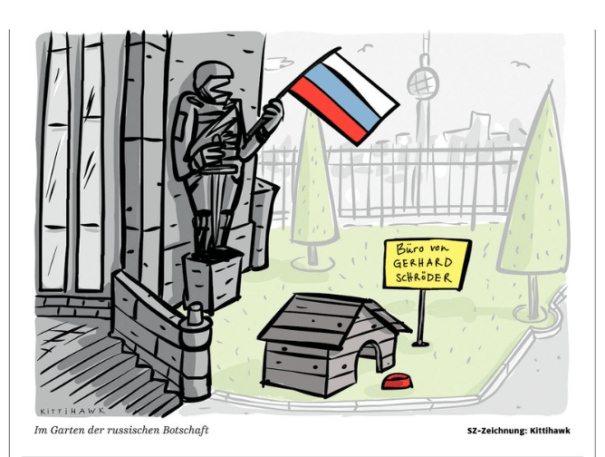 "Dans les jardins de l'ambassade de Russie" 