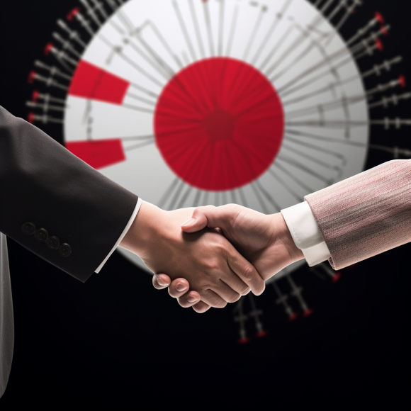 "Un accord quantique au Japon" (Midjourney)