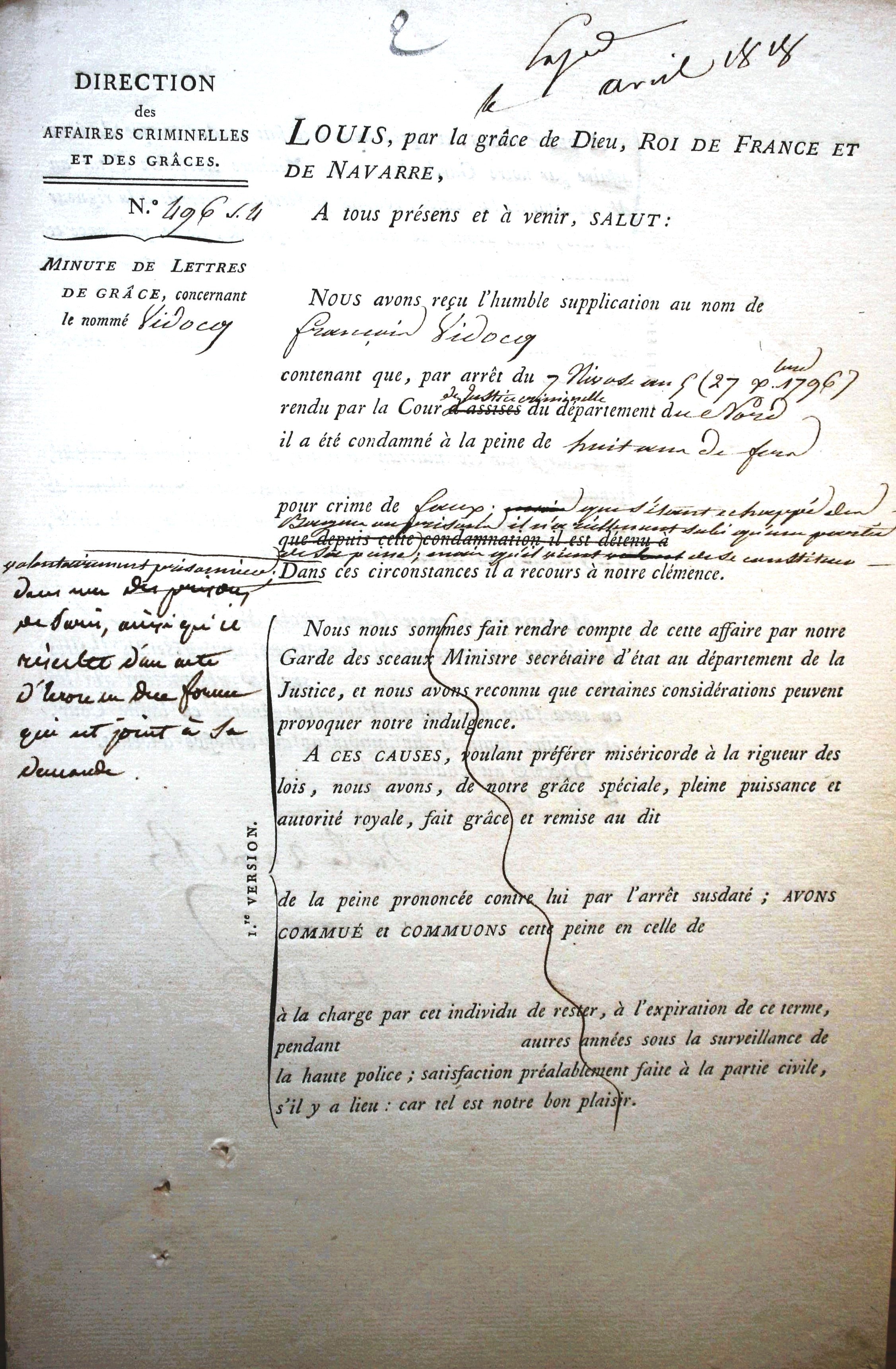 "Car tel est notre bon plaisir de nous asseoir sur à peu près toutes les règles morales ou légales".