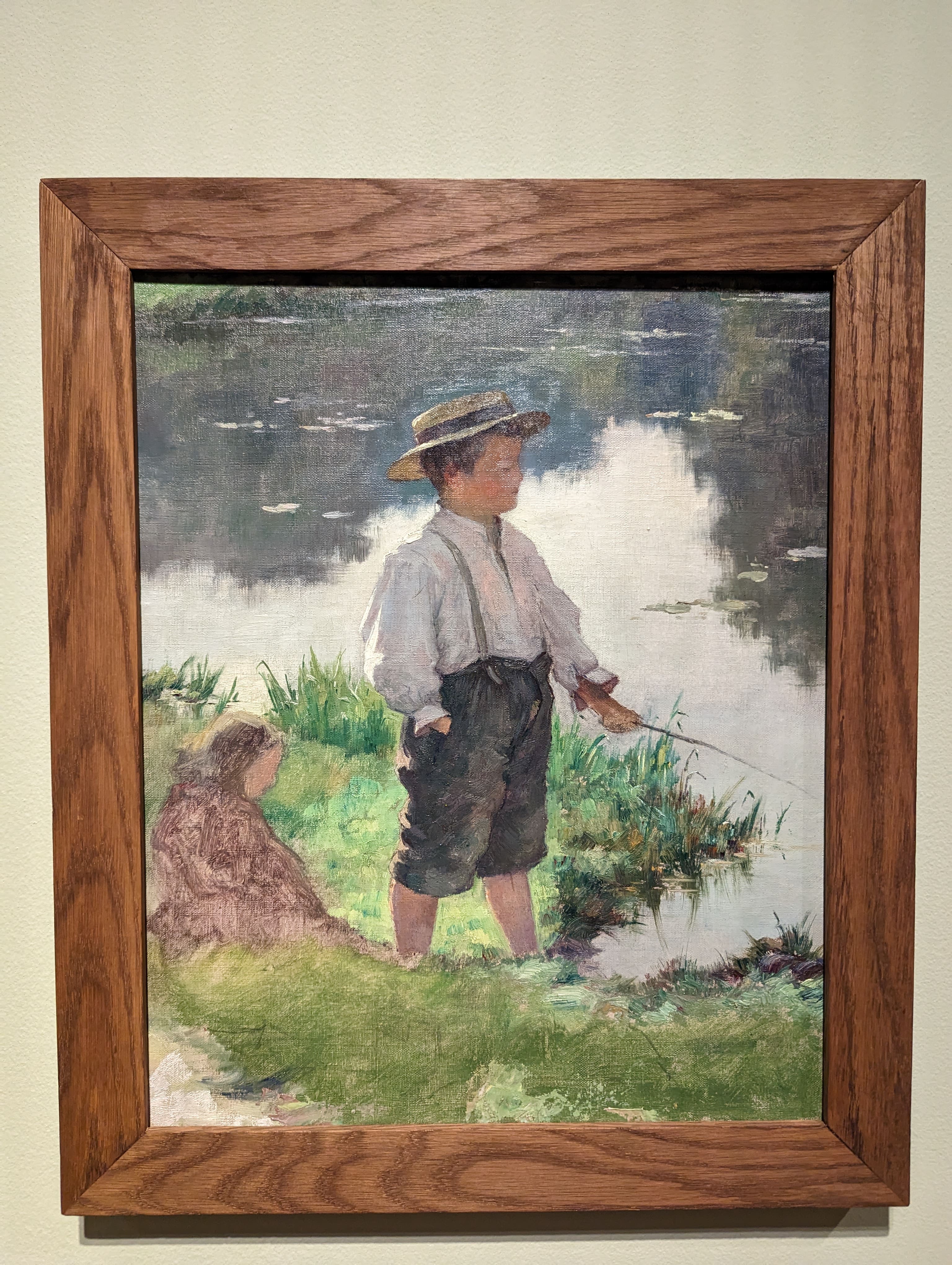 « Le jeune pêcheur » d’Ernest Marché. Regardez-moi cette classe !