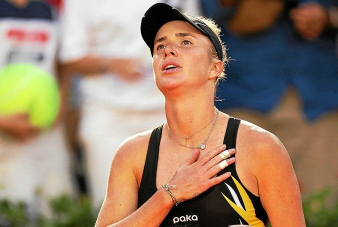 Elina Svitolina, la main sur son cœur de plus en plus français