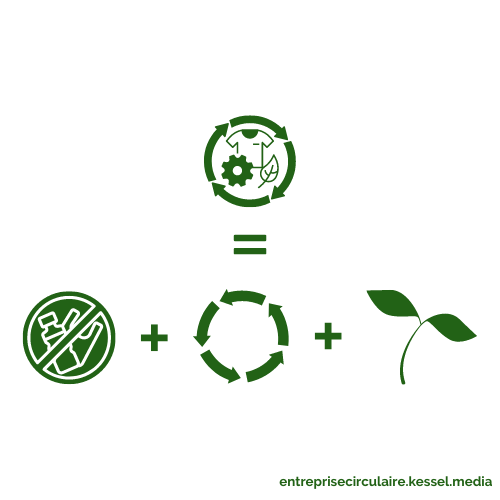 Économie Circulaire = Éliminer + Circuler + Régénérer