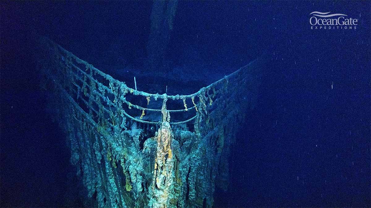 Une partie de l'épave du Titanic. Crédit photo: OceanGate