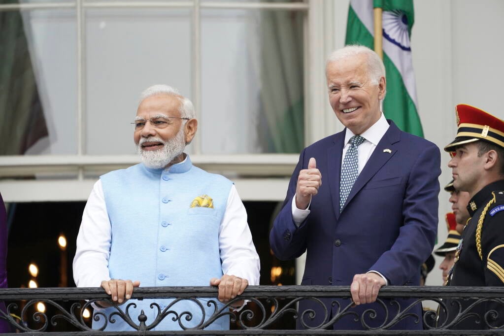 Narendra Modi et Joe Biden à la Maison-Blanche. Photo: Associated Press.