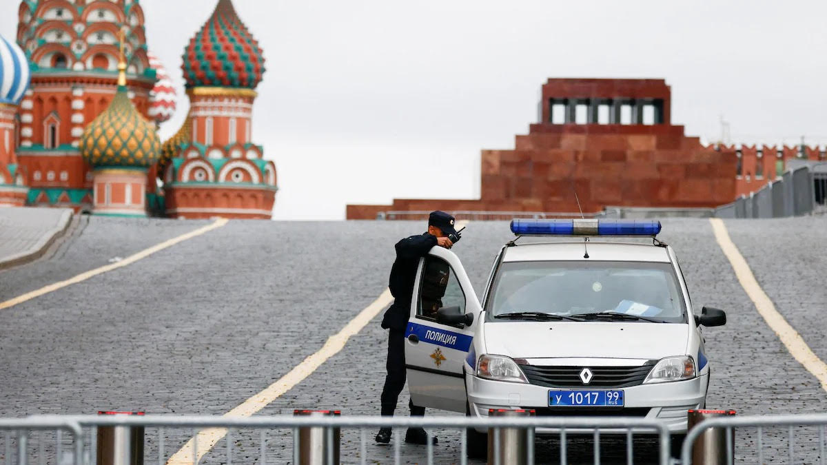 Aux abords de la place Rouge à Moscou. PHOTO : Reuters / Maxim Shemetov.