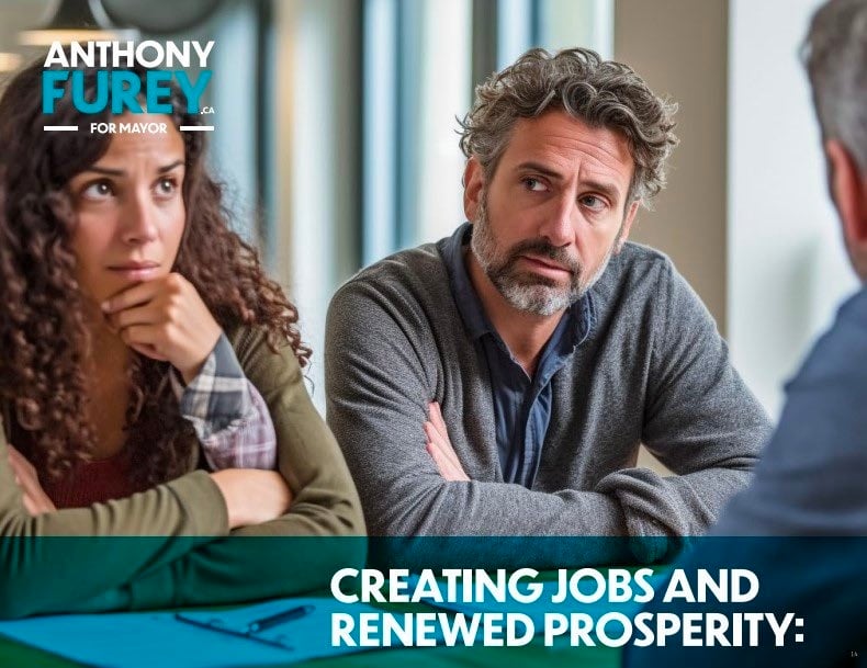 Une femme à trois bras sur les images de campagne d'Anthony Furey, candidat conservateur à la mairie de Toronto