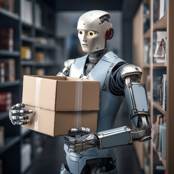 "Le robot perd son emploi" (Midjourney)