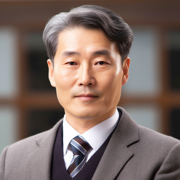 Keun Lee, professeur d'économie à l'université de Séoul, vu par Midjourney