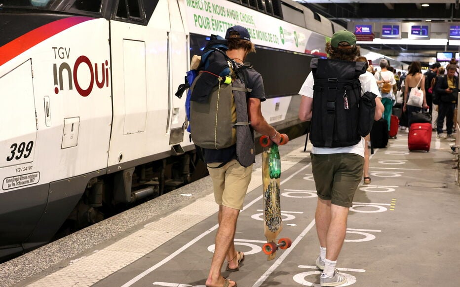  De nombreux trains au départ de la gare Montparnasse à Paris ont été retardés. LP/Delphine Goldsztejn