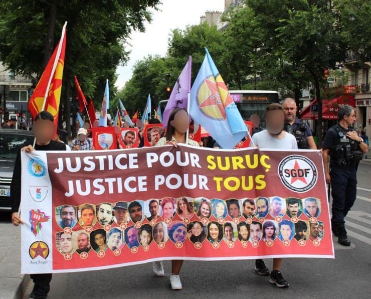 Marche pour Suruç du 20 juillet 2023 à Paris