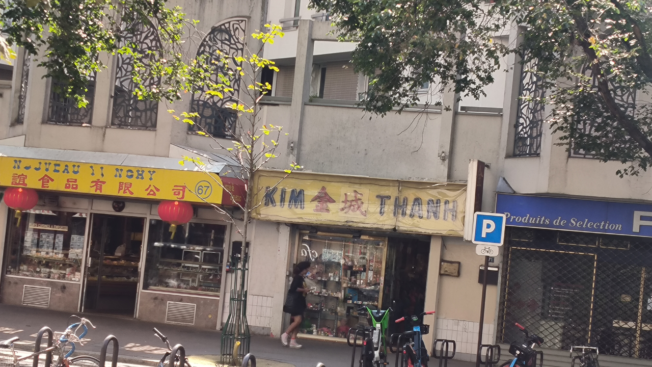 Une balade dans le 13e arrondissement, c'est la posibiliter de "voyager" en Asie à moindre frais. Source photo : Quentin DOS SANTOS MELGAR 