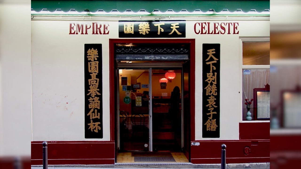 L'Empire Célèste est le plus ancien restaurant asiatique de Paris, il a ouvert ses portes en 1912. Source photo : buzzography