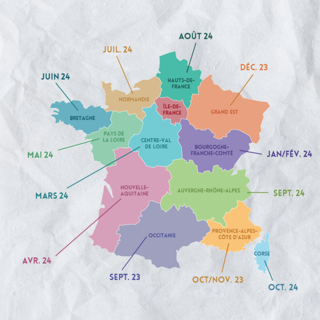 Notre programme (sous réserve de modifications (et il y en aura !))