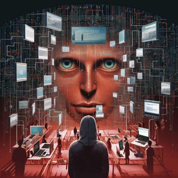 "La chasse aux données est lancée" (Midjourney)