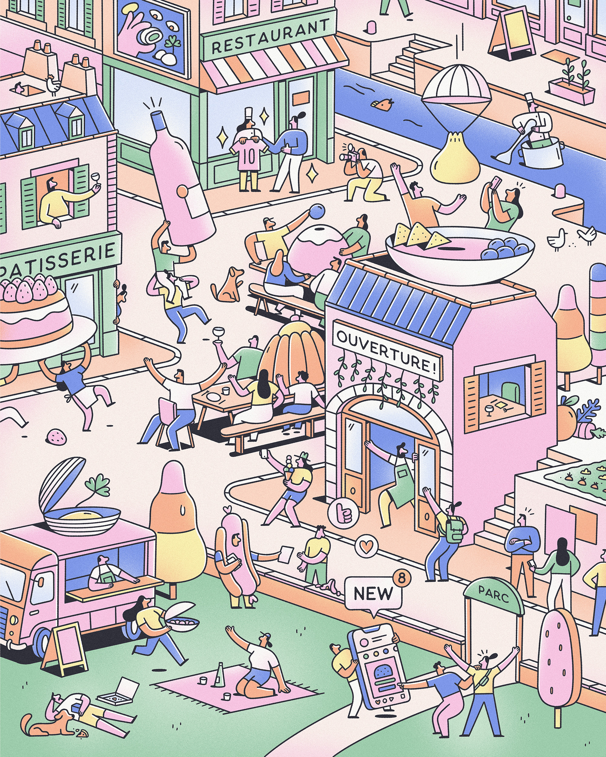 Illustration Persil Fragil pour Pomélo