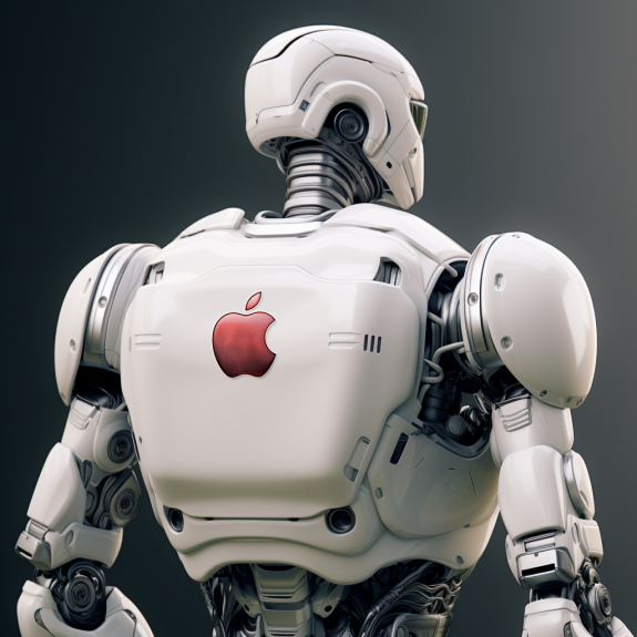 "Apple mise sur l'IA" (Midjourney)