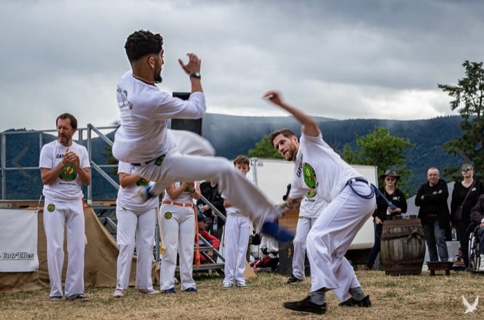 Nicolas Godart pratique la capoeira depuis 20 ans.