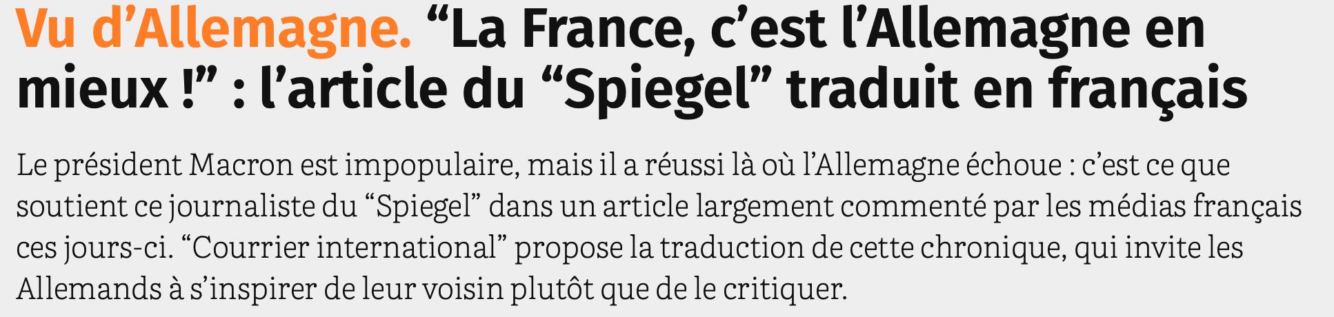 "Courrier international"