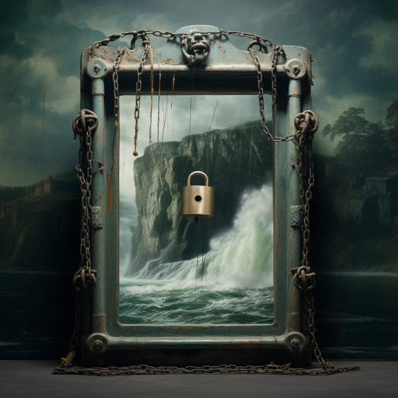 "Une œuvre d'art protégée" (Midjourney)