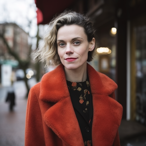 "Anu Bradford vue par Midjourney"