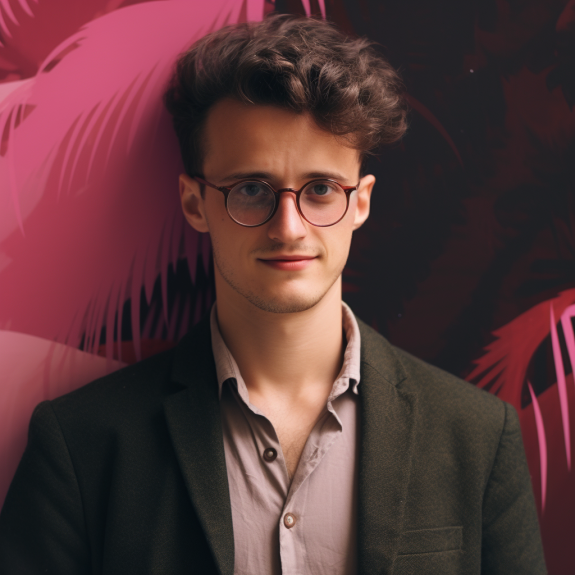 "Stanislas Lot vu par Midjourney" (© M. de R.)