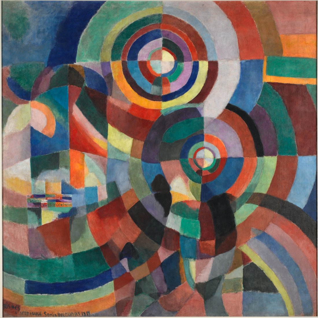 Sonia Delaunay, Prismes électriques, 1914