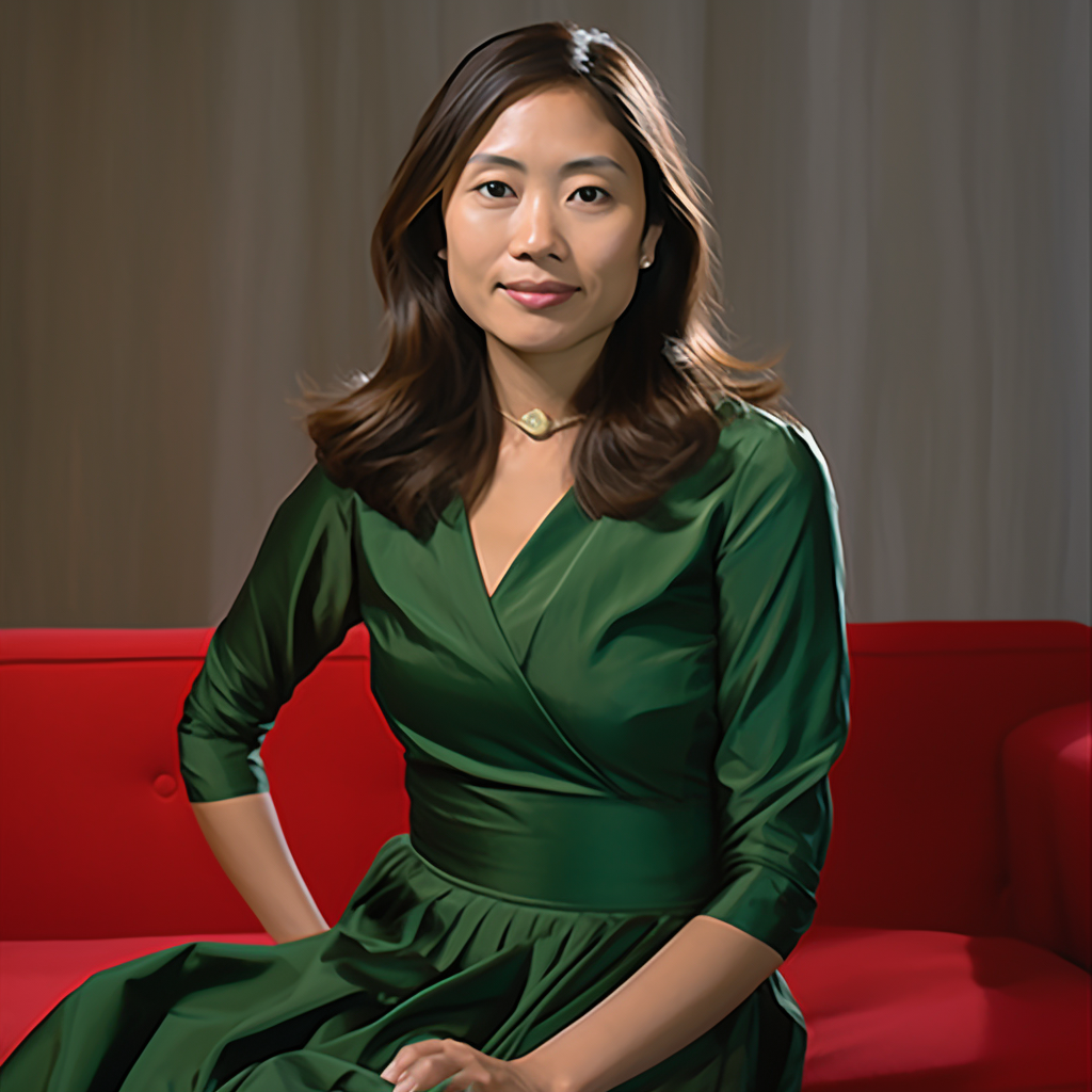 Angela Huyue Zhang vue par Midjourney