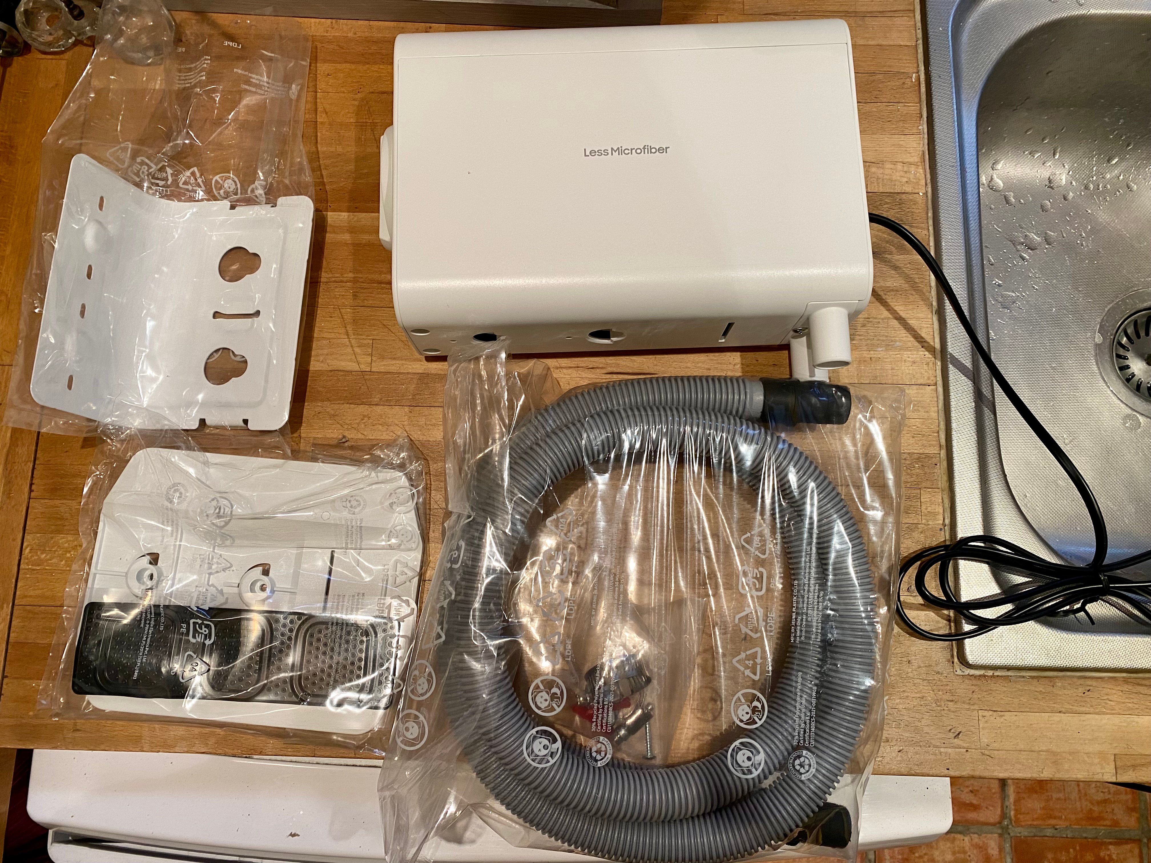 Le filtre à microplastiques de Samsung est arrivé ! (c) LaboMaison