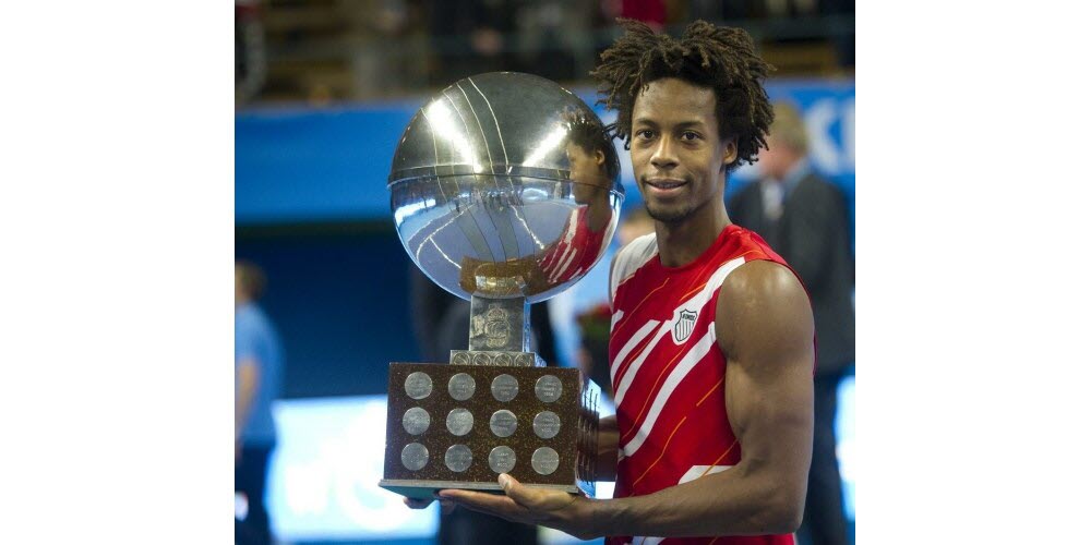 Gaël Monfils à Stockholm en 2011, juste comme ça.
