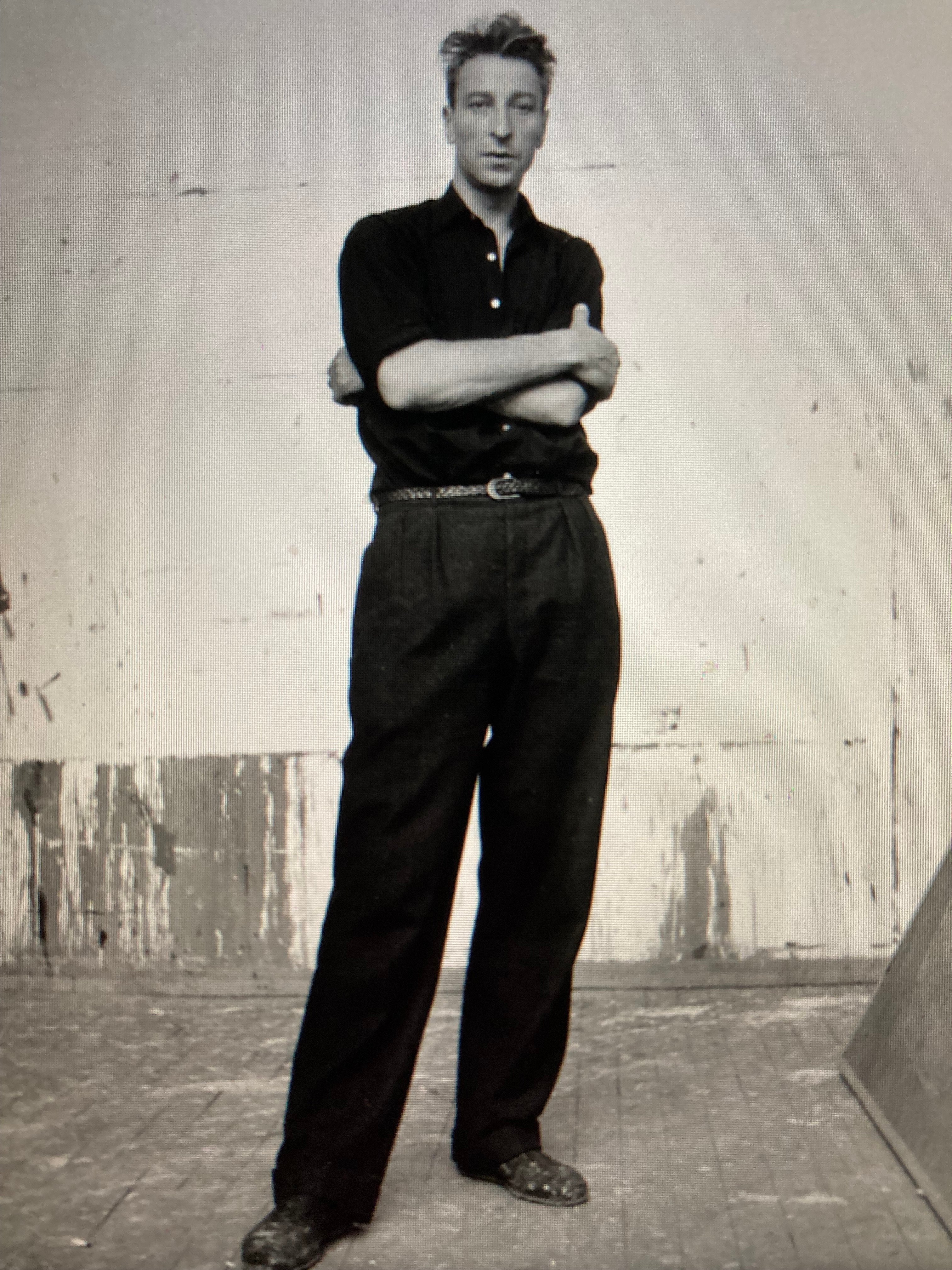 Le très beau Nicolas de Staël photographié par Denise Colomb en 1954 peu avant son suicide