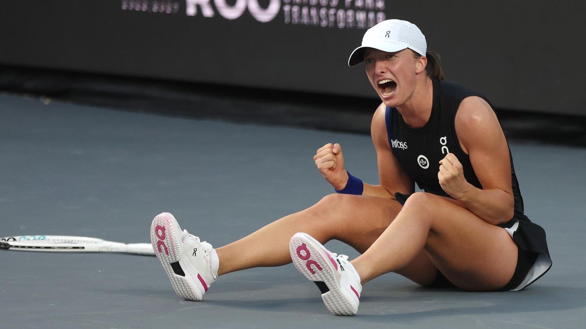 On croirait pas vu comme ça, mais c'est trop facile pour Iga le tennis