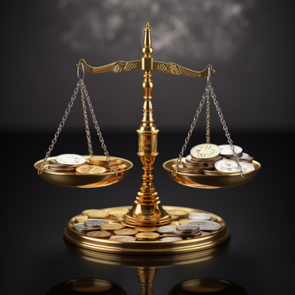 “La difficile réglementation des stablecoins” (Qant, M. de R. avec Midjourney)